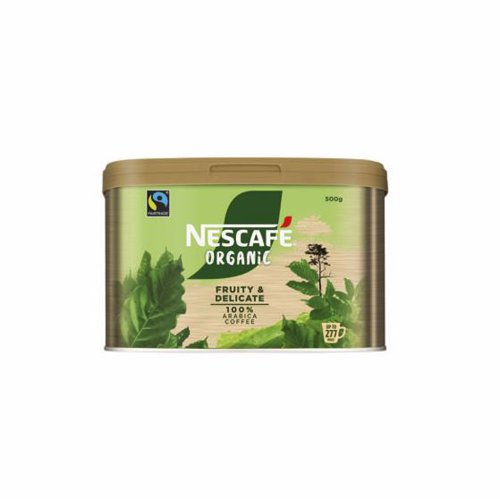 Nescafe Organic Coffee Fairtrade Certified 500g (Single Tin) - 12582354  50525NE