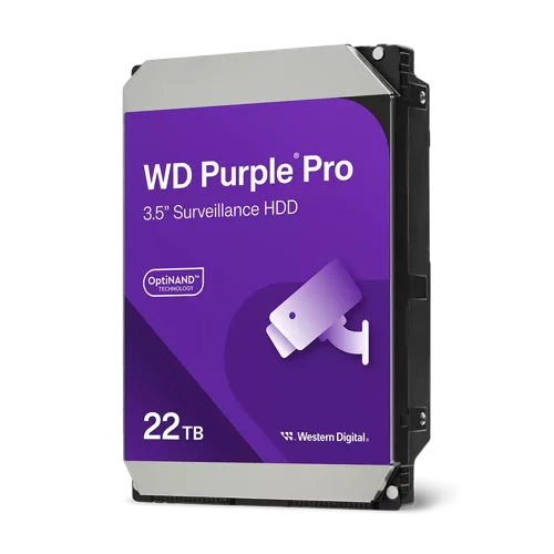 Western Digital Purple Pro 22TB SATA 3.5 Inch Internal Hard Drive