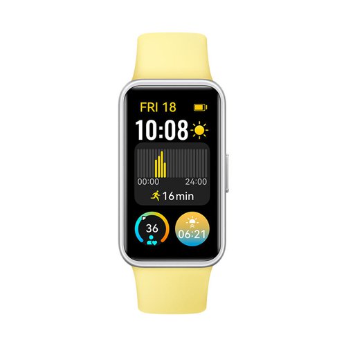 Huawei Band 9 1.47 Inch AMOLED Fitness Tracker Yellow Fluoroelastomer Strap