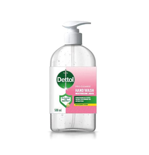 OFFER! - Dettol Pro Cleanse Antibacterial Liquid Hand Wash Soap 500ml Buy 2 Get 1 FREE