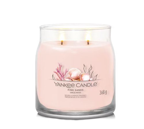 Yankee Candle Signature Medium Jar 368g Pink Sands (Pack of 4) 1629996E