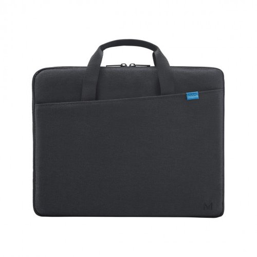 Mobilis Trendy 12.5 to 14 Inch Black 35% Recycled Sleeve Briefcase