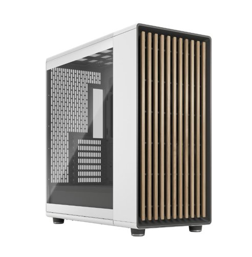 Fractal Design North XL Tempered Glass Clear Tint Chalk White Mid Tower PC Case