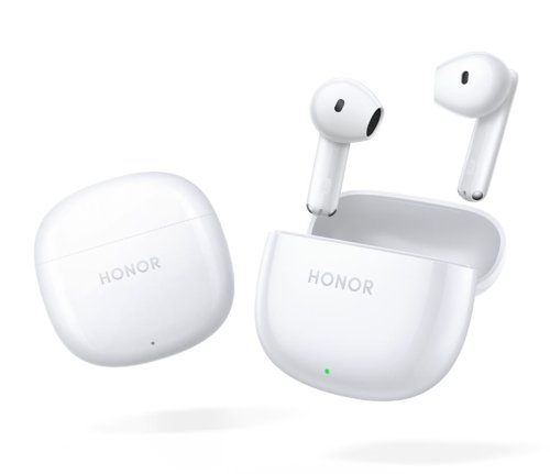 Honor X6 Bluetooth Wireless White Earbuds with Charging Case