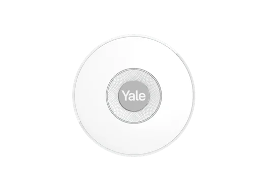 Yale Indoor Siren - Adjustable 85dB Siren; Sounds when Alarm is Triggered; Built-in LED; Indoor Use; Up to 1km Range Protection