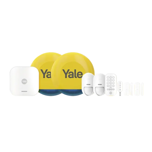 Yale Smart Alarm Premium Kit - Alarm Hub; Live Siren; Decoy Siren; 2x Motion Detectors; Keypad; Keyfob; 2x Door / Window Contacts etc.