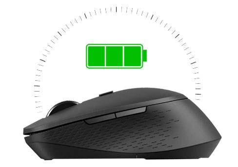 Rapoo M300 1600 DPI RF Wireless + Bluetooth Optical Silent Mouse