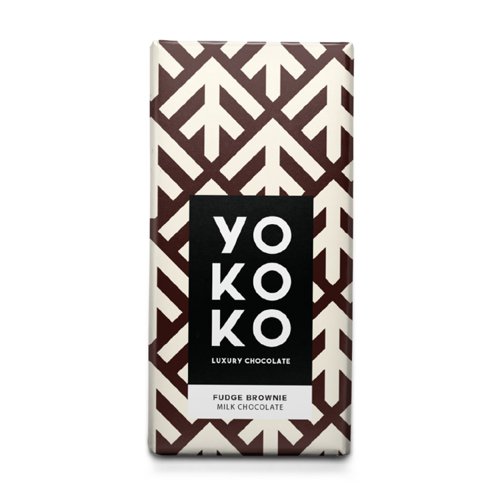 Yokoko Chocolate Bar Fudge Brownie Milk Chocolate (Bar 100g) - 0401367