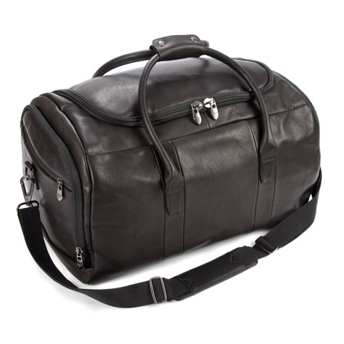 Falcon Colombian Leather Holdall bag black - FI6707