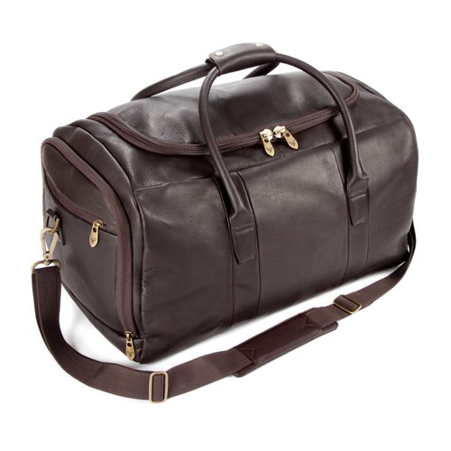 Falcon Colombian Leather Holdall bag brown - FI6708
