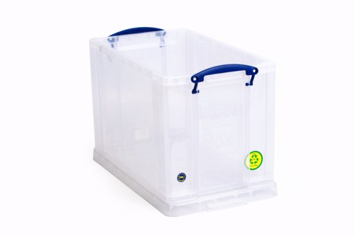 Really Useful Plastic Storage Box 24 Litre Clear - 24CCB  53703RU