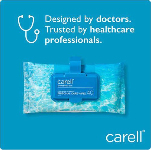 Clinell Carrell Personal Care Wipes (Pack of 40) CPP40 | Gama Healthcare Ltd