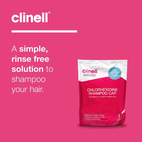 Clinell Chlorhexidine Shampoo Cap CHGSC1 | Gama Healthcare Ltd