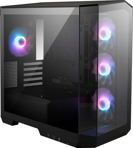 MSI MAG Pano M100R PZ ATX Tempered Glass Black Micro Tower Gaming PC Case