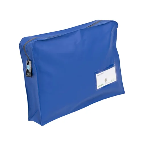 Versapak Bulk Mailing Pouch Button Zip Closure 406 x 305 x 76xmm Blue - VFT2-BLS