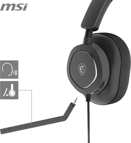 MSI Maestro 300 Wired USB-C Black Multi-Platform Gaming Headset