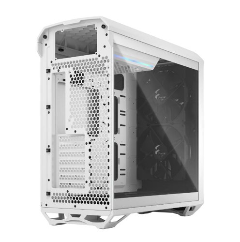 Fractal Design Torrent White Tempered Glass Clear Tint ATX PC Case