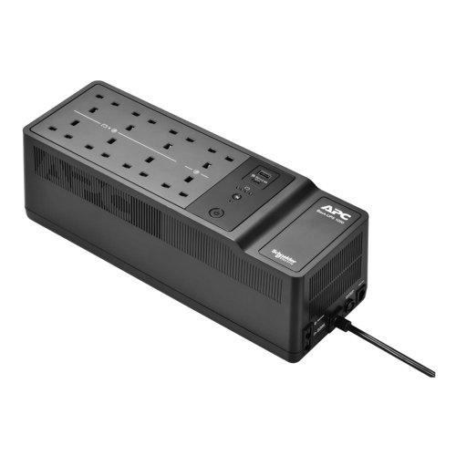 APC Back-UPS 1050VA 600W - 8x British BS1363A Outlets UPS Power Supplies 8APBE1050G2UK