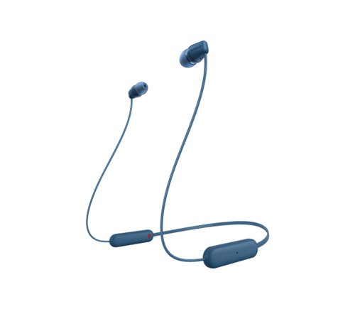 Sony WI-C100 Wireless Blue Neckband Earphones