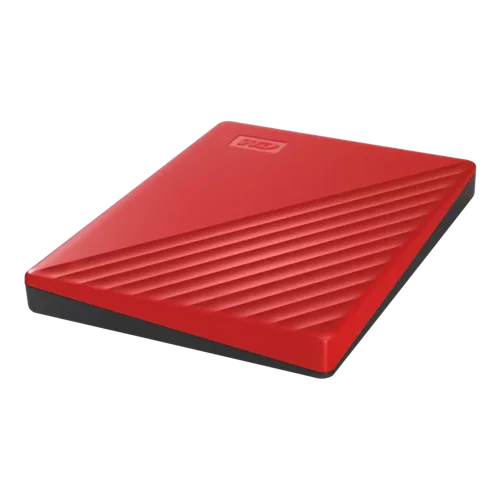 Western Digital My Passport 2TB USB-C Red External Solid State Drive  8WD10324148