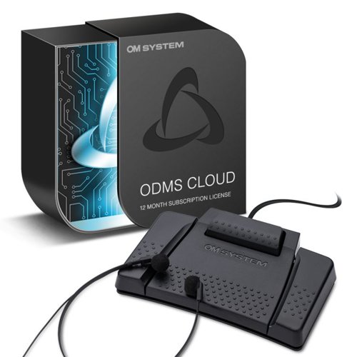 OM Digital AS-9100 Transcription Kit with ODMS Cloud One Year Subscription