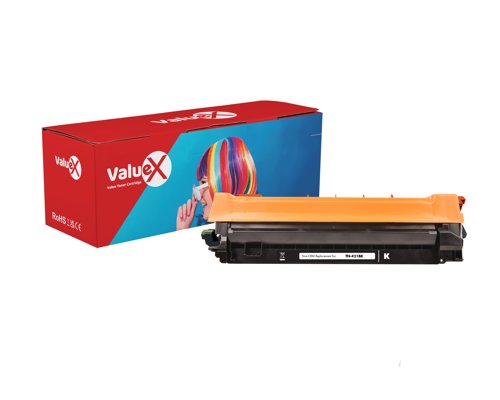 ValueX Brother Black Remanufactured Toner Cartridge 3k pages - TN421BK