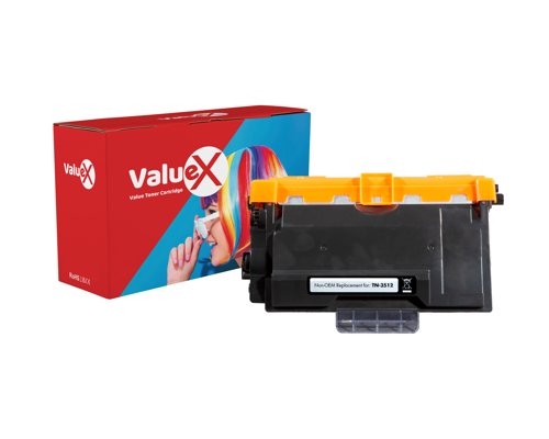 ValueX Brother Black Remanufactured Toner Cartridge 12k pages - TN3512