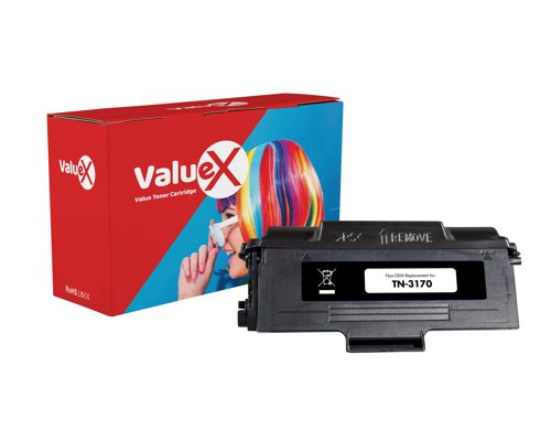 ValueX Brother Black High Capacity Remanufactured Toner Cartridge 7k pages - TN3170