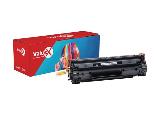 ValueX HP 80A Black Standard Capacity Remanufactured Toner Cartridge 2.7K pages - CF280A