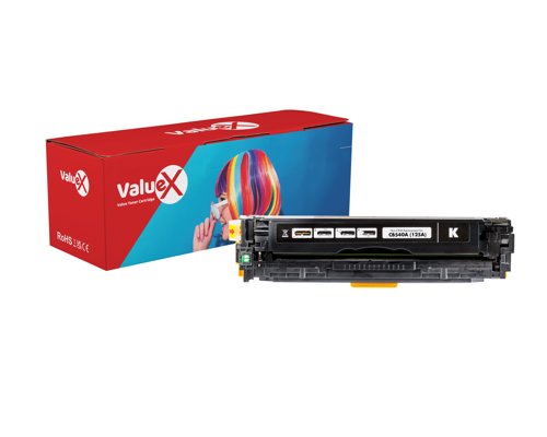 ValueX HP 131A Black Standard Capacity Remanufactured Toner Cartridge 1.4k pages - CF210A