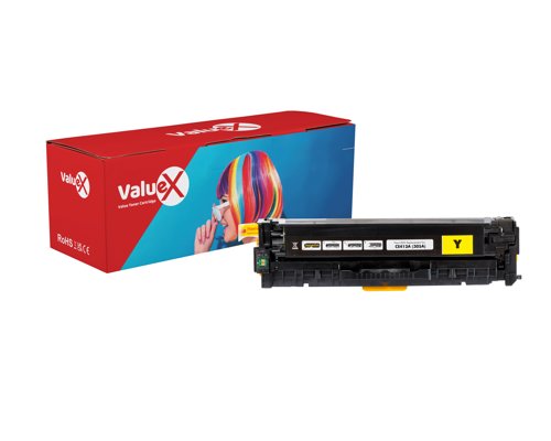 ValueX HP 305A Cyan Standard Capacity Remanufactured Toner Cartridge 2.6k pages - CE411A