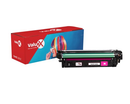 ValueX HP 648A Yellow Standard Capacity Remanufactured Toner Cartridge 11k pages - CE262A