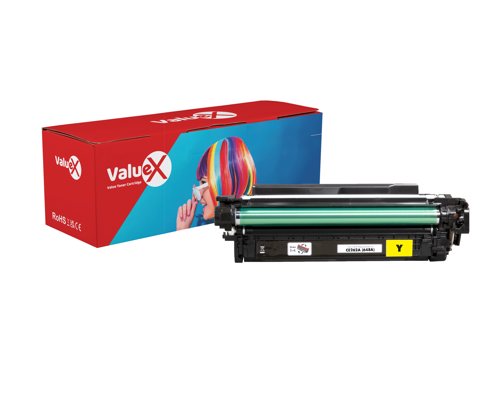 ValueX HP 648A Cyan Standard Capacity Remanufactured Toner Cartridge 11k pages - CE261A