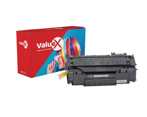 ValueX HP 49A Black Standard Capacity Compatible New Build Toner Cartridge 2.5k pages - Q5949A