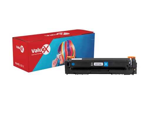 ValueX HP 203A Cyan Standard Capacity Compatible New Build Toner Cartridge 1.3k pages - CF541A