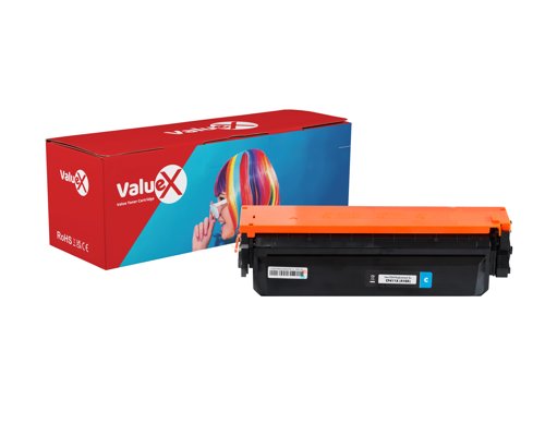 ValueX HP 410X Cyan High Yield Compatible New Build Toner Cartridge 5k pages - CF411X