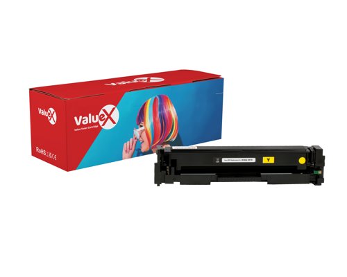 ValueX HP 201X Yellow High Yield Compatible New Build Toner Cartridge 2.3k pages - CF402X