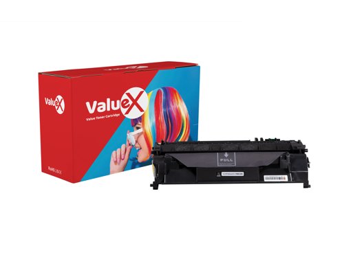 ValueX HP 80A Black Standard Capacity Compatible New Build Toner Cartridge 2.7k pages - CF280A