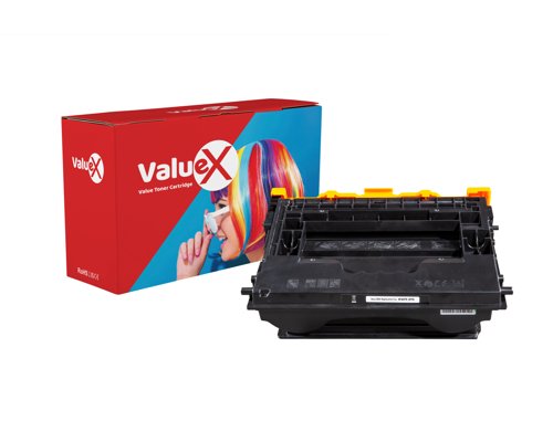ValueX HP 37X Black High Yield Compatible New Build Toner Cartridge 25k pages - CF237X