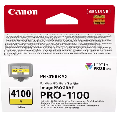 Canon PFI-4100 Yellow Ink - 6780C001