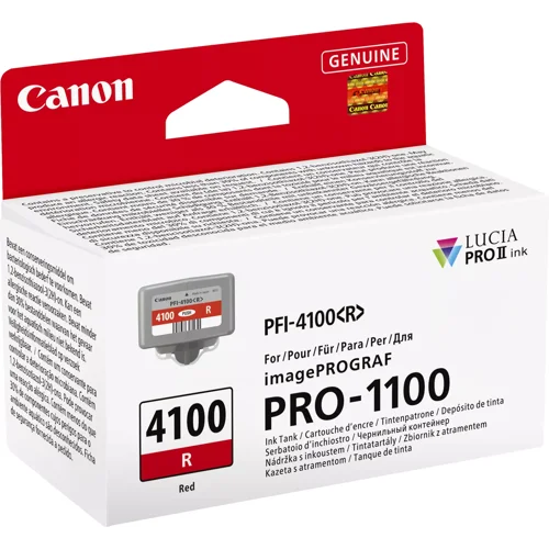 Canon PFI-4100 Red Ink - 6785C001