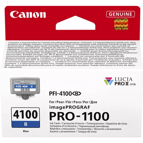 Canon PFI-4100 Blue Ink - 6786C001