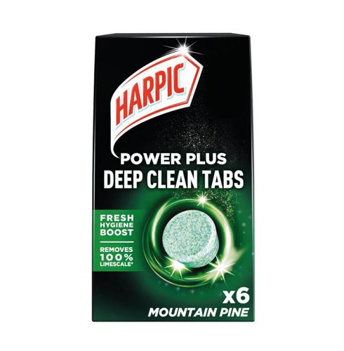 Harpic Power Plus Deep Clean Tablets Toilet Cleaner Mountain Pine (Pack 6) - 3251790