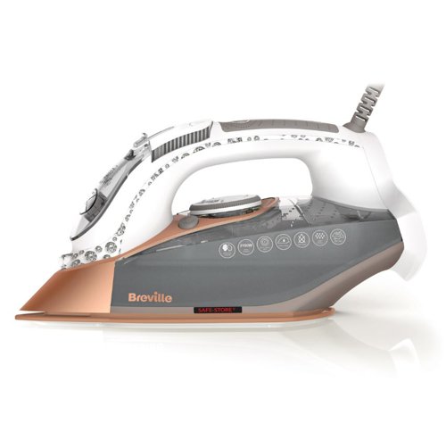 Breville VIN401 DiamondXpress Steam Iron White/Rose Gold VIN40101