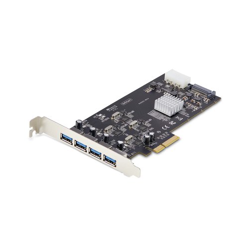 StarTech.com 4-Port USB-A PCIe Card; USB 3.2 5Gbps