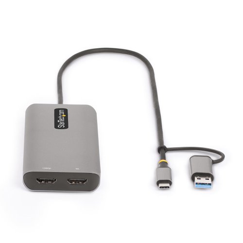 Startech.com USB-C Multiport Adaptor Dual HDMI 3x USB-A Mini Travel Dock