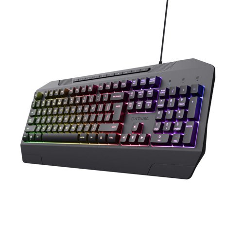 Trust GXT 836 Evocx USB QWERTY UK English Illuminated Gaming Keyboard