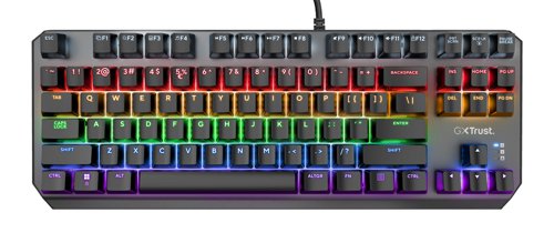 Trust GXT 834 Callaz USB QWERTY UK English Mechanical Keyboard