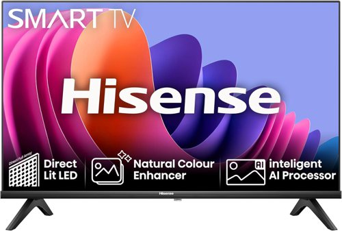 The world is colourful - see more of it on this Hisense A4N TV. Natural Colour Enhancer technology does what it says on the tin - whether you're watching sports or movies, you'll see colours the way they were meant to be seen. For greater realism, the direct lit full array display precisely controls the brightness and contrast. Highlights look brighter and blacks look deeper. The Intelligent AI processor is also hard at work in the background boosting the quality frame by frame, so you always get the best picture.