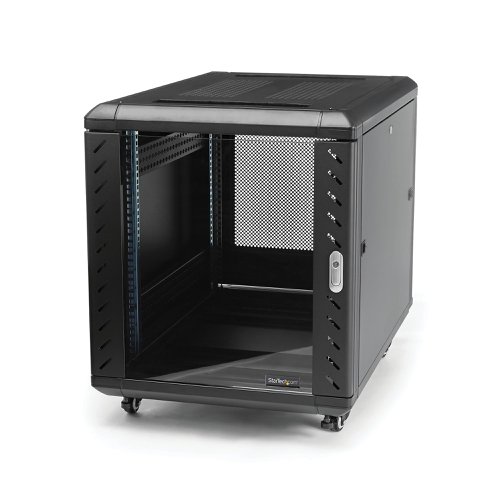 Startech.com 4Post 15U Server Rack Cabinet Lockable 19in Data Cabinet